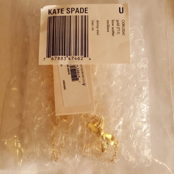 Kate Spade mini bow necklace NWT - Picture 4 of 6